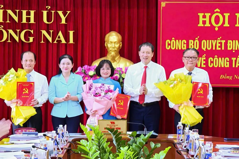 Ban Bí thư chỉ định thêm 3 Ủy viên Ban Thường vụ Tỉnh ủy Đồng Nai 