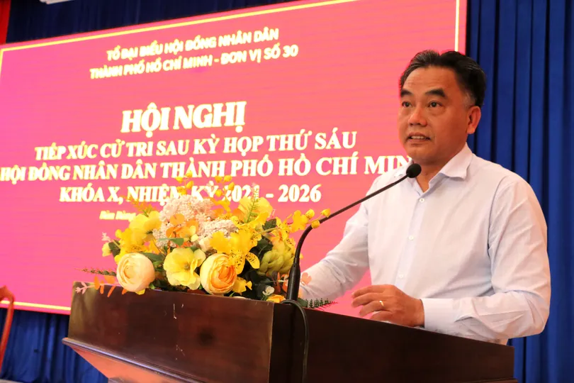 Cử tri xã Bàu Bàng đề nghị đẩy mạnh phân quyền trong đầu tư các tuyến đường giao thông