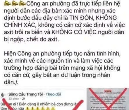 Đắk Lắk: Thông tin 10 người chết do dính axít khi lặn vớt tôm hùm là tin giả