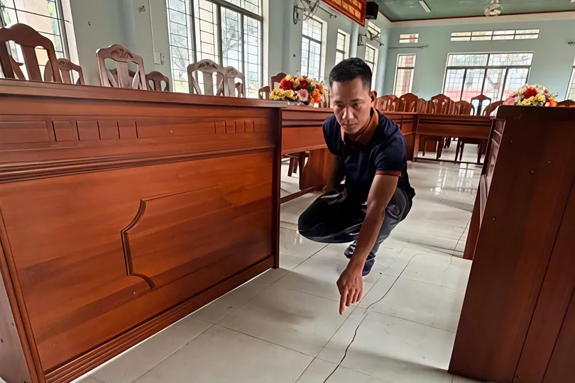 Gia Lai: Sau tiếng nổ, nhà dân và một số trụ sở xã xuất hiện vết nứt