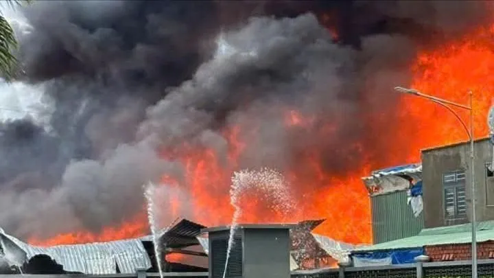 Hiện trường vụ hỏa hoạn