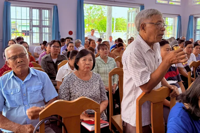 Cử tri xã Cần Giờ kiến nghị về nhà ở xã hội và sinh kế 