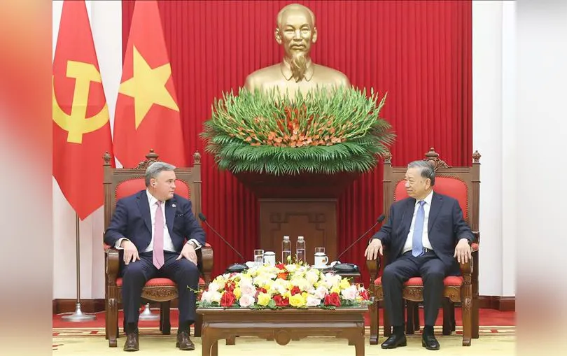 Tổng Bí thư Tô Lâm hoan nghênh Tập đoàn Murphy Oil tăng cường đầu tư khai thác dầu khí tại Việt Nam