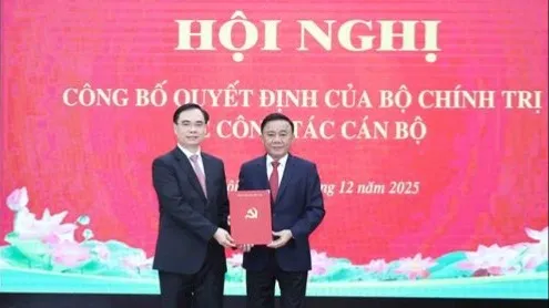 Quyết định của Bộ Chính trị về nhân sự lãnh đạo Tạp chí Cộng sản và Ban Tổ chức Trung ương