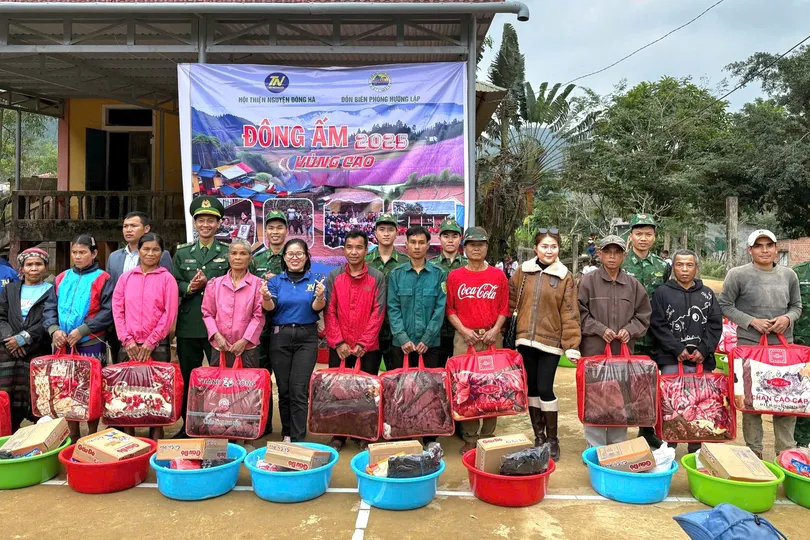 Đồng loạt ra quân “Tình nguyện mùa Đông 2025 – Xuân tình nguyện 2026” trên hai tuyến biên giới