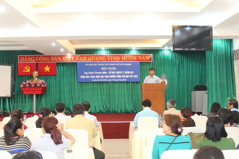 Hội nghị tập huấn chuyên môn của Sở GD-ĐT TPHCM về chương trình Tiếng Anh Tích hợp năm 2015