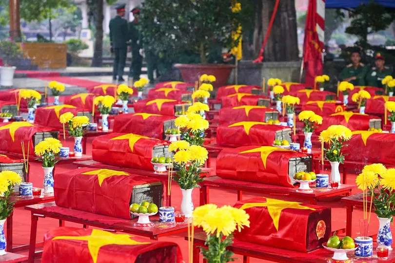 183 anh hùng liệt sĩ hy sinh tại Campuchia đã được đưa về với đất mẹ