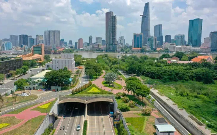 TPHCM: Điều chỉnh giao thông qua hầm sông Sài Gòn