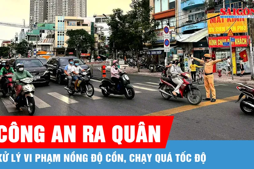 TPHCM tăng cường xử lý vi phạm nồng độ cồn đợt cao điểm Tết Nguyên đán