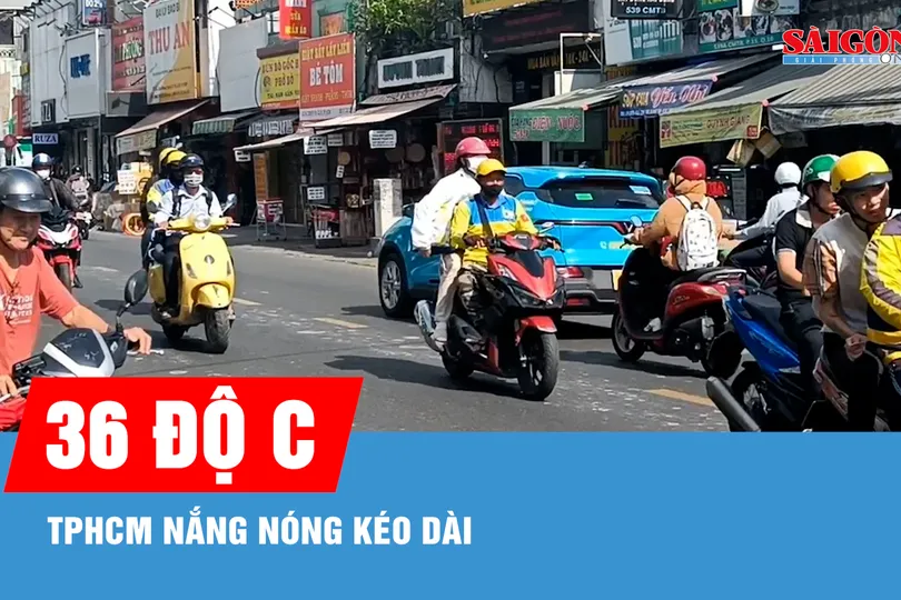 TPHCM nắng nóng kéo dài, cao nhất 36 độ C