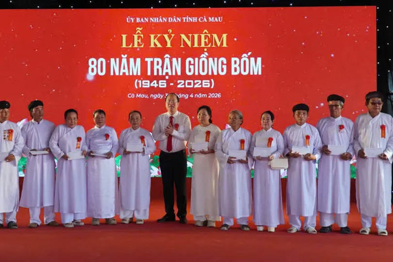 Cà Mau: Kỷ niệm 80 năm trận Giồng Bốm