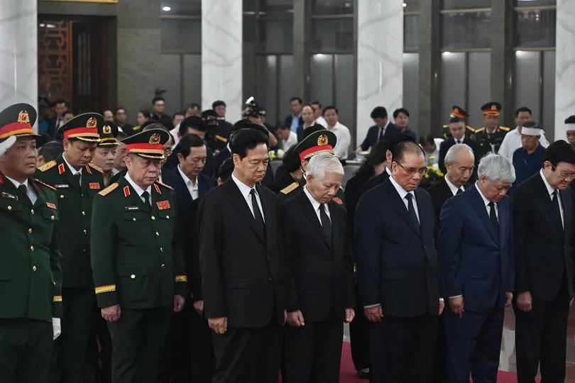 Lãnh đạo Đảng, Nhà nước viếng Đại tướng, Anh hùng Lực lượng vũ trang nhân dân Lê Văn Dũng