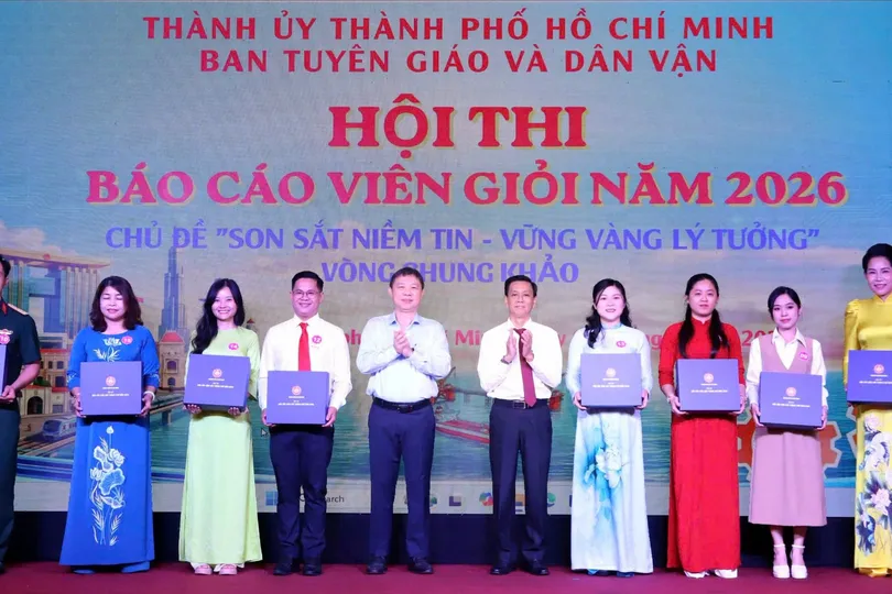 TPHCM: 31 thí sinh tranh tài báo cáo viên giỏi năm 2026