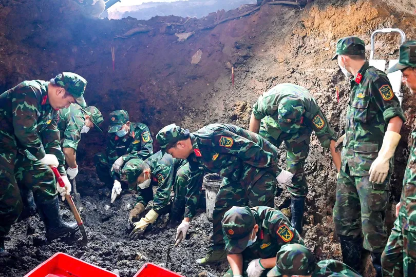 Quy tập thêm 20 hài cốt liệt sĩ tại Công viên Lê Thị Riêng