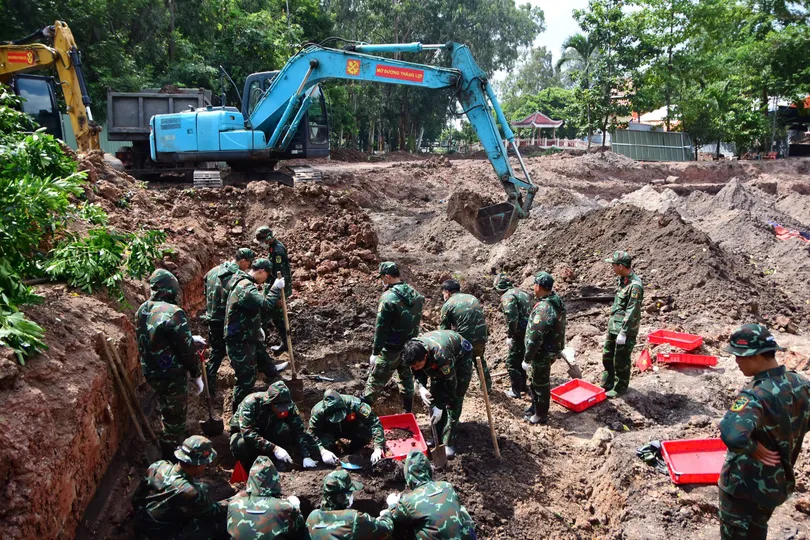 Đã quy tập 564 bộ hài cốt liệt sĩ tại Công viên Lê Thị Riêng