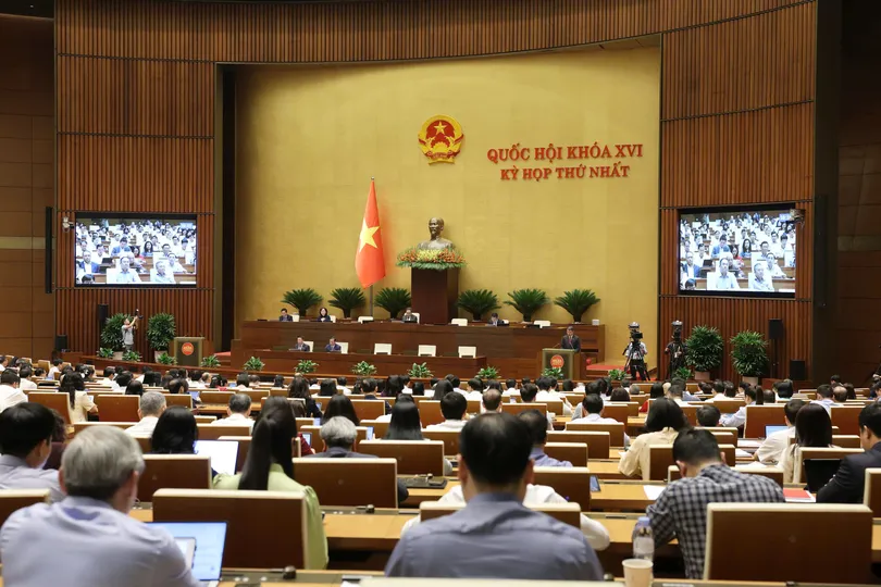 Kỳ họp thứ nhất Quốc hội khóa XVI. Ảnh: QUANG PHÚC