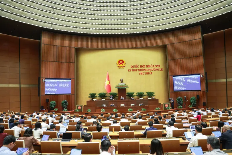 Phiên thảo luận sáng 12-8. Ảnh: VIẾT CHUNG