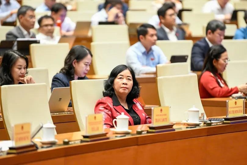 Các đại biểu dự phiên thảo luận. Ảnh: QUANG PHÚC