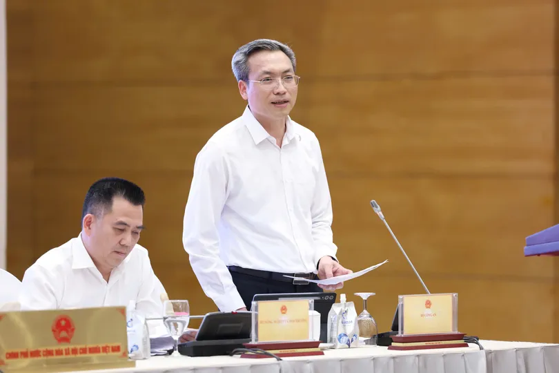Thiếu tướng Nguyễn Quốc Toản, Chánh Văn phòng, Người phát ngôn Bộ Công an. Ảnh: QUANG PHÚC