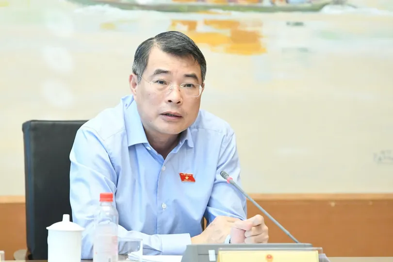 Thủ tướng Lê Minh Hưng phát biểu tại phiên thảo luận tổ đại biểu Quốc hội, chiều 24-10. Ảnh: VIẾT CHUNG