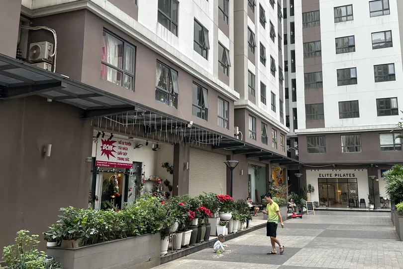 Khu tái định cư, nhà ở xã hội tại Chung cư 2225 Phạm Thế Hiển, phường Chánh Hưng, TPHCM. Ảnh: THANH HIỀN