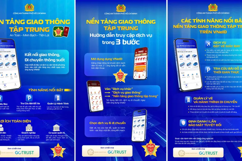 Thí điểm Nền tảng giao thông tập trung trên VNeID