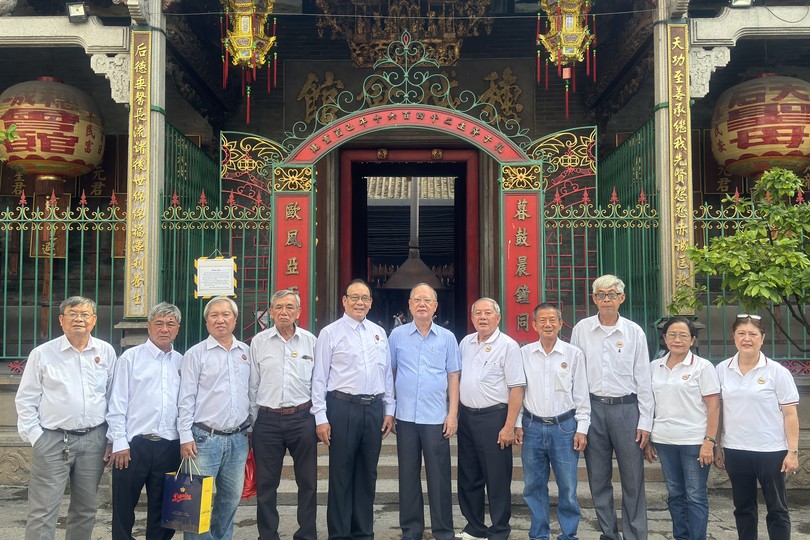 古芝关帝庙理事会拜访堤岸坊各华人会馆