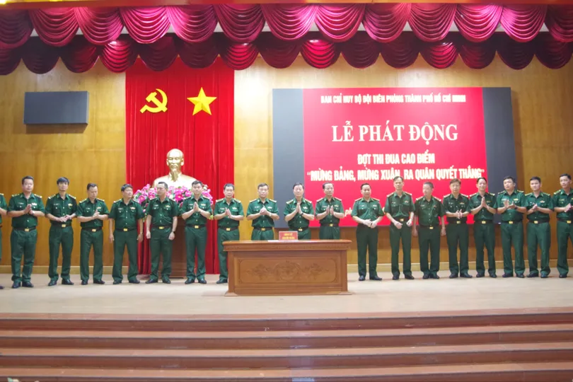 BĐBP TPHCM phát động thi đua “Mừng Đảng, mừng Xuân, ra quân Quyết thắng”