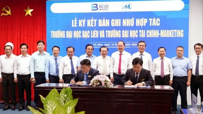 Trường ĐH Bạc Liêu và Tài chính - Marketing ký kết hợp tác chiến lược