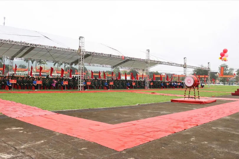 Ngày 5-3 vừa qua, các địa phương ở tỉnh Hà Tĩnh tổ chức lễ giao, nhận quân năm 2026