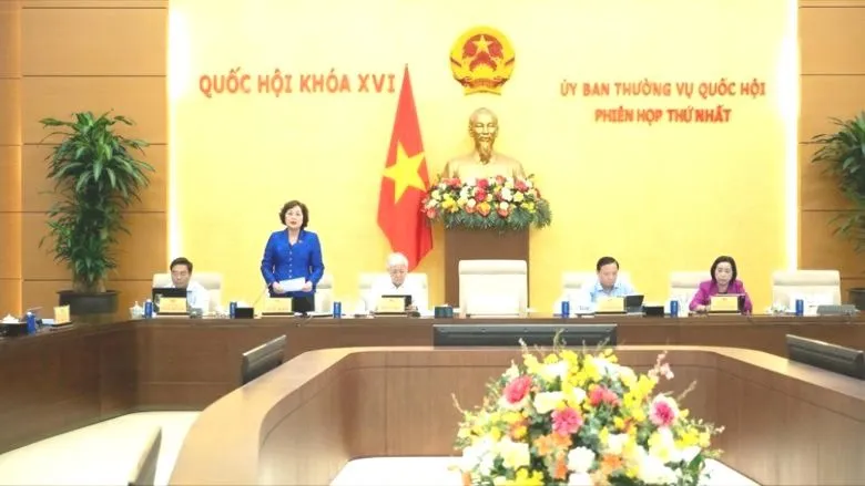 Một phiên họp của Ủy ban Thường vụ Quốc hội. Ảnh: Cổng thông tin điện tử Quốc hội 
