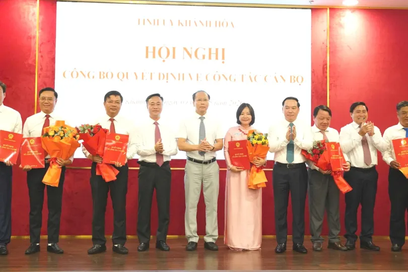 Khánh Hòa: Điều động, bổ nhiệm nhiều lãnh đạo sở, ngành, địa phương