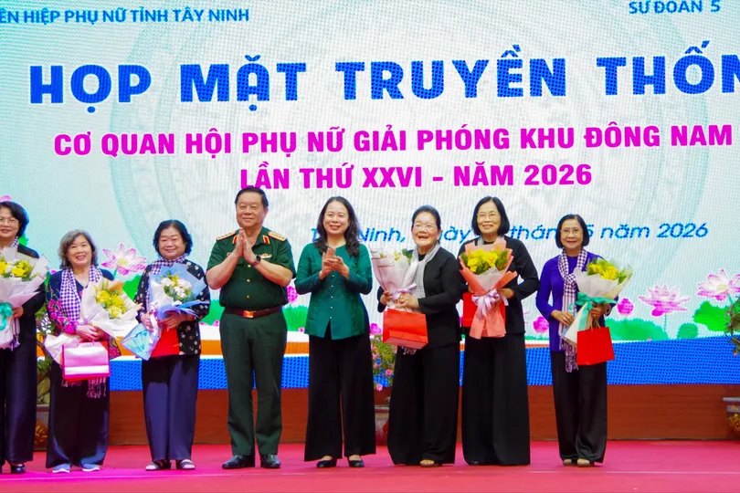 Họp mặt truyền thống Cơ quan Hội Phụ nữ Giải phóng khu Đông Nam bộ