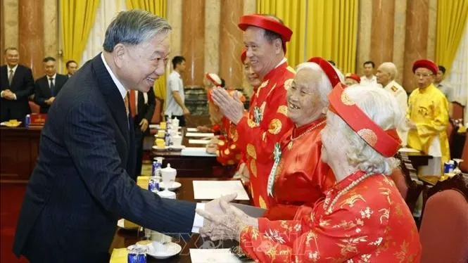 Tổng Bí thư, Chủ tịch nước Tô Lâm: Khơi dậy tinh thần "Tuổi cao - Gương sáng" trong giai đoạn phát triển mới