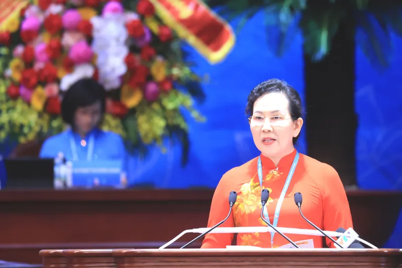 Đồng chí Lê Thị Thủy tiếp tục làm Chủ tịch Hội LHPN Việt Nam, nhiệm kỳ 2026 - 2031. Ảnh: TTXVN