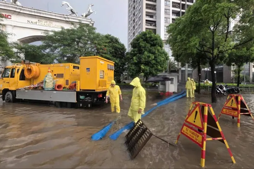 Hà Nội: 10 dự án chống ngập khẩn cấp phát huy hiệu quả