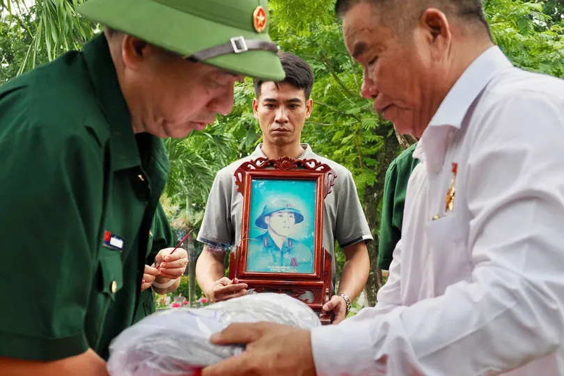 Đưa liệt sĩ Đặng Doãn Ngọ về quê nhà sau 48 năm