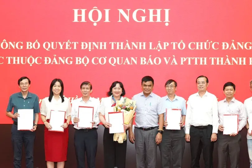 Thành lập tổ chức đảng trực thuộc Đảng bộ Cơ quan Báo và Phát thanh, Truyền hình TPHCM