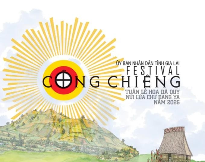 Gia Lai announces Gong Festival and Wild Sunflower Week 2026