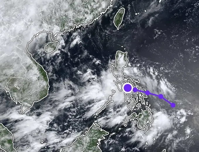 Low-pressure system near the Philippines likely to enter East Sea