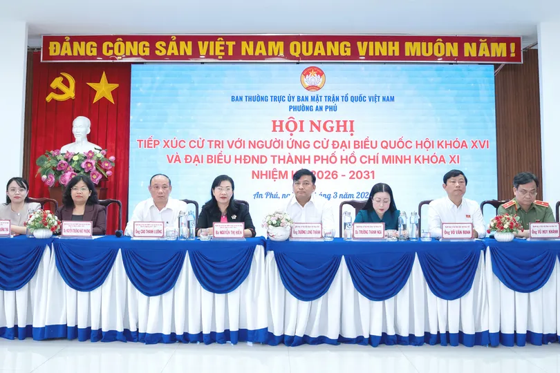 Những người tham gia ứng cử đại biểu Quốc hội khóa XVI và HĐND TPHCM nhiệm kỳ 2026-2031