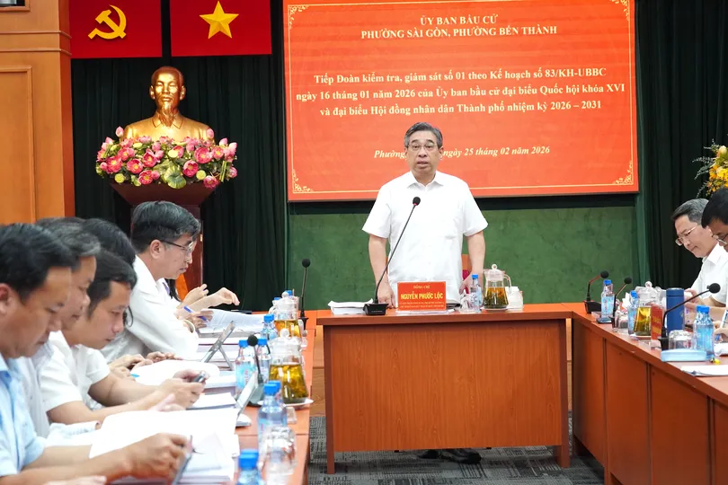 Phó Bí thư Thành ủy TPHCM Nguyễn Phước Lộc: Tập trung rà soát đầy đủ dữ liệu cử tri