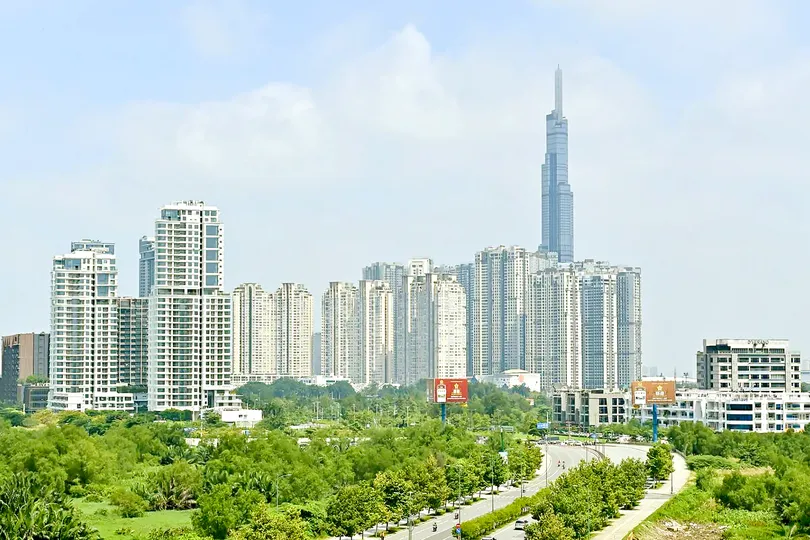 Nút giao An Phú, phường Bình Trưng, TPHCM. ẢNH: HOÀNG HÙNG