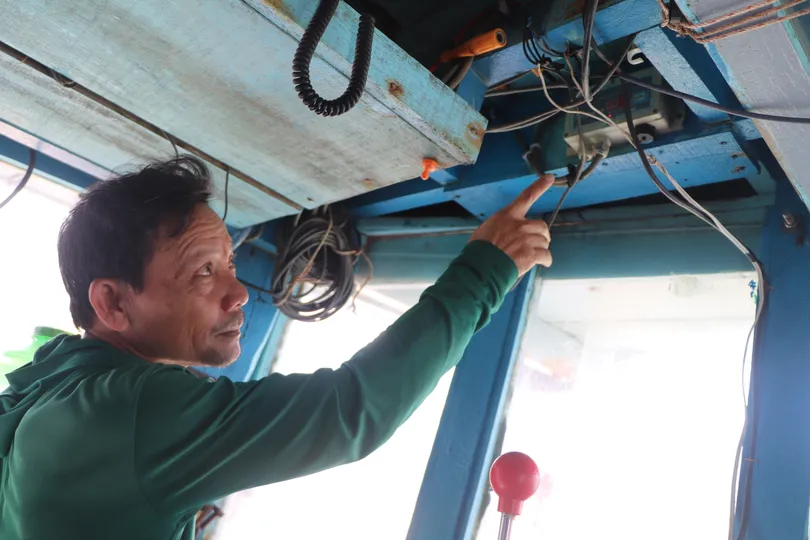 Hệ thống kết nối thiết bị VMS trên tàu cá