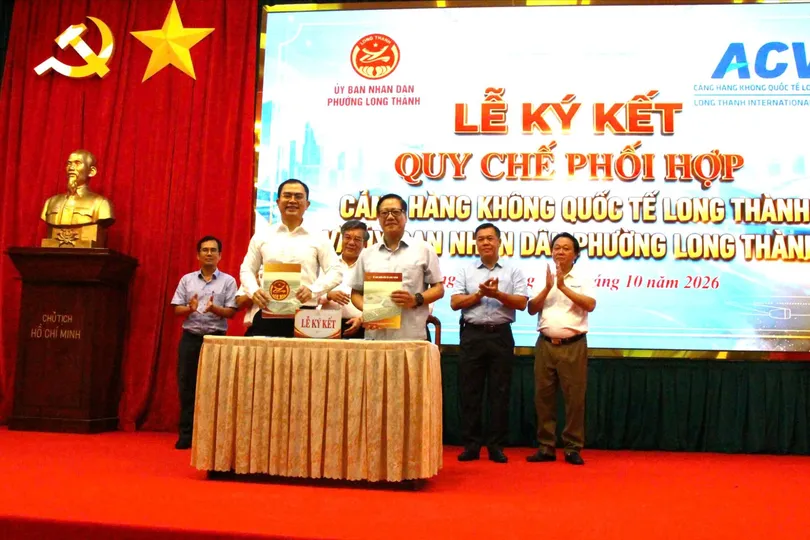 Lễ ký kết quy chế phối hợp bảo đảm an ninh, an toàn cho sân bay Long Thành