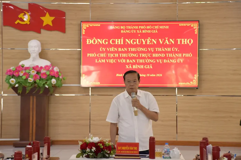 Xã Bình Giã (TPHCM) khẩn trương rà soát nhiệm vụ được giao, khắc phục những hạn chế đã nhận diện