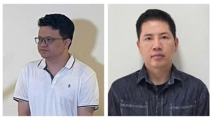 BH Media公司总经理阮海平（左）和Lululola公司经理武文南。图自政府门户网站
