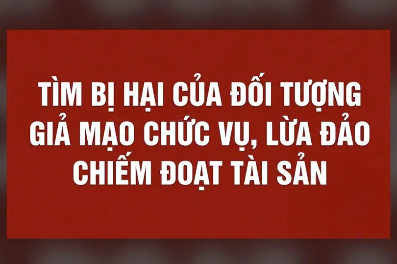 Cần Thơ: Tìm bị hại của đối tượng giả mạo cán bộ Ủy Ban Kiểm tra Trung ương để lừa đảo