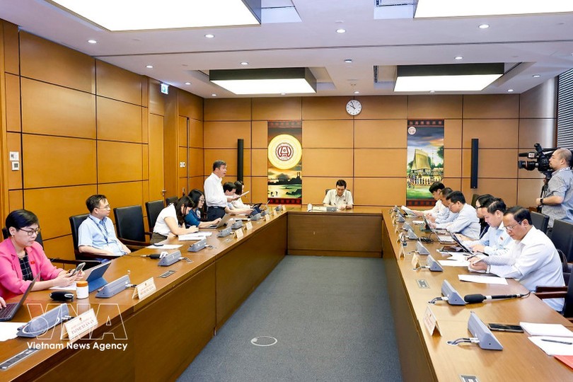 国会常委会召开的一场会议。图：越通社