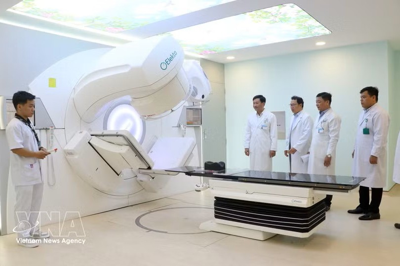 原子能被广泛应用于医学领域中，主要体现在核医学和放射疗法方面。图：越通社